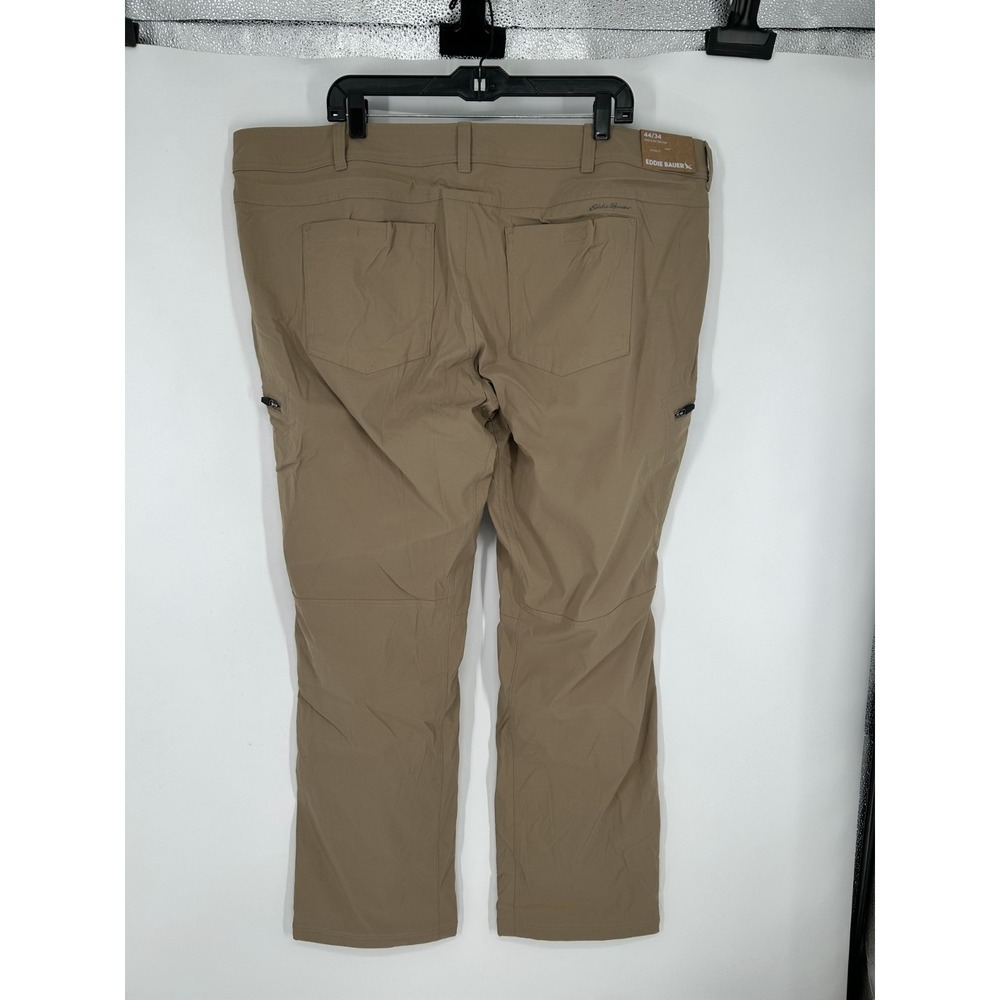 Eddie Bauer Guide Pants Mens 44x34 Chino First Ascent Fleece Lined Hiking Cargo - Picture 2 of 10